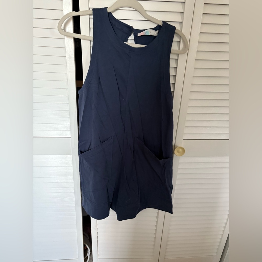Sleeveless Navy Women's Romper